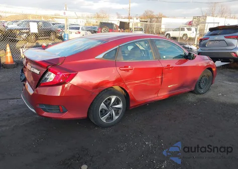 2020 Honda Civic Lx из США, поврежденный, VIN 2HGFC2F62LH541724
